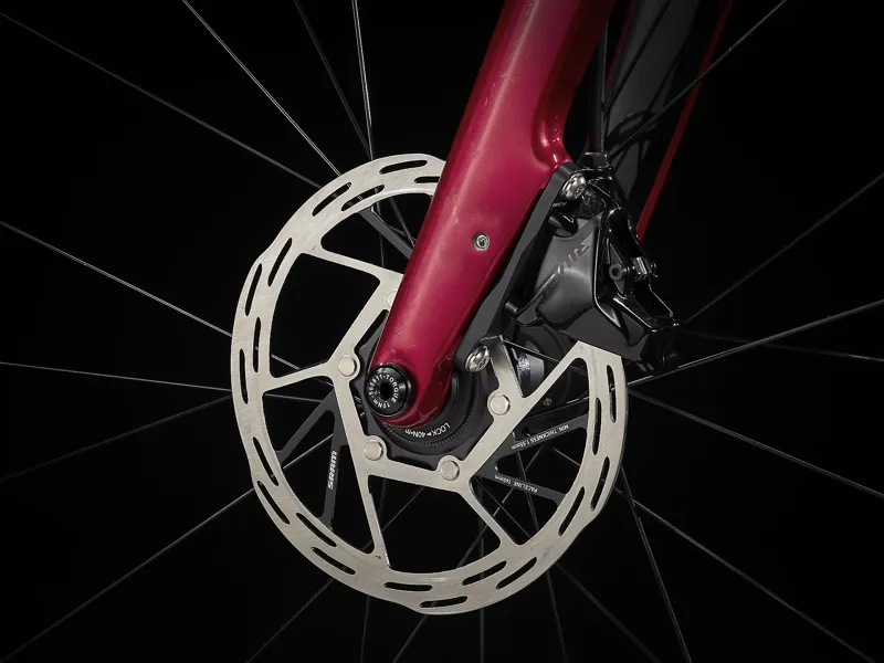 TREK Domane SL 6 AXS Road Bike in Crimson and Trek Black -6